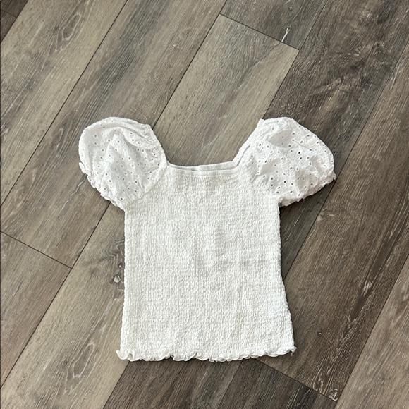 Art Class Textured White Top - Picture 1 of 2